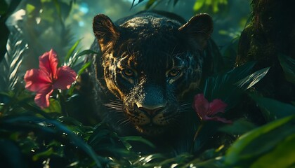 Jungle Panther Stalking