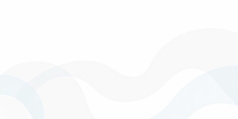 Abstract White Wave Background Soft Flowing Lines Elegant Design