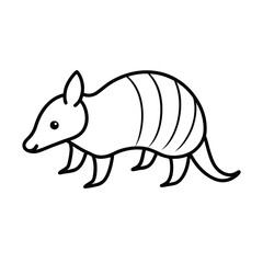 vector illustration of a cartoon squirrel