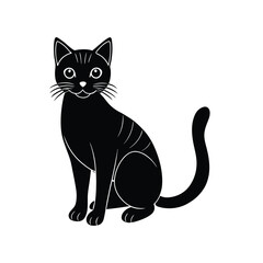 Fototapeta premium vector illustration of a cat