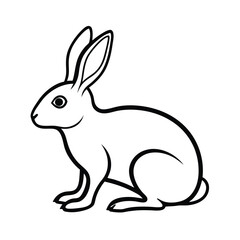 Obraz premium rabbit vector illustration