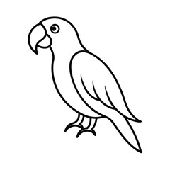 Obraz premium vector illustration of a bird