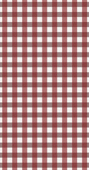 red and white plaid gingham pattern