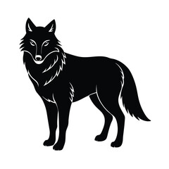 Obraz premium vector image of a wolf