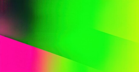 High contrast futuristic gradient background cyber green fading hot pink subtle grain noise texture angular geometric shapes soft reflective neon glow bright colorful