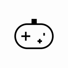 Gaming controller joystick icon vector sign