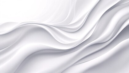 Obraz premium Abstract Background of White Fabric Draping.