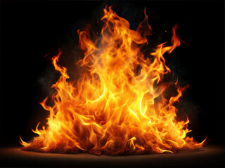 Fototapeta premium Stunning and Intense Fire Backgrounds and Wallpapers for Design and Creativity