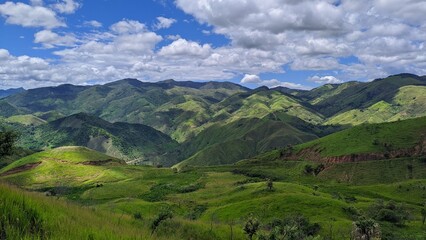 green mountains scenic landscape