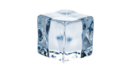 Crystal Clear Ice Cube A Stunning Image of Frozen Water
