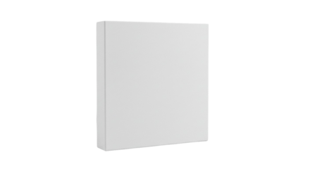 White square blank canvas mockup design template
