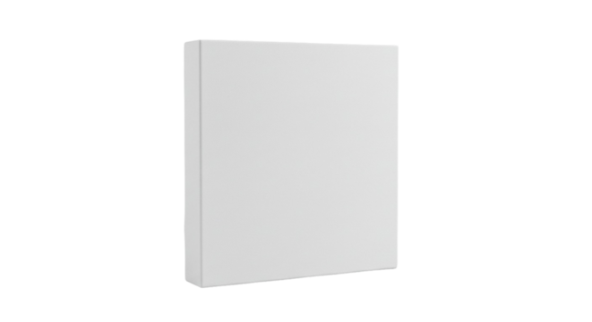 White square blank canvas mockup design template
