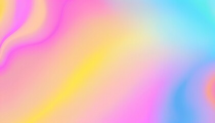 Fototapeta premium A vibrant and colorful background featuring pastel hues of pink, yellow, blue, and orange.