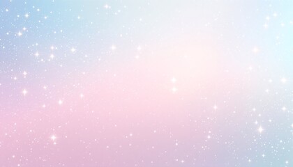 Obraz premium A pastel rainbow gradient with sparkles.