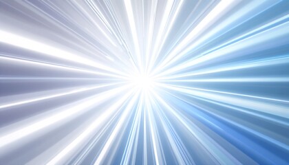 Obraz premium A blue and white starburst design with light rays emanating from the center.
