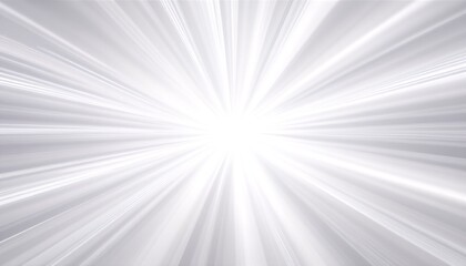 Fototapeta premium Abstract Background - White and Gray Lines Radiating from Center.