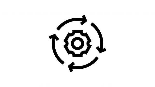 sustainable animated icon