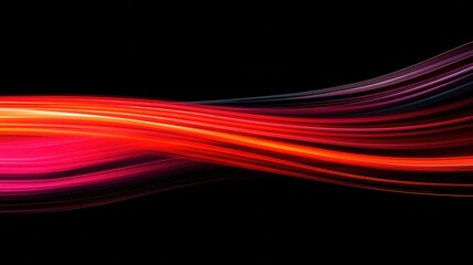 Dynamic red and black gradient with soft glowing edges creating a bold contrast