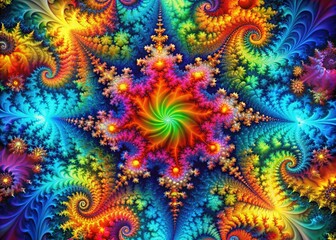 Abstract Fractal Backgrounds - Stunning Colors and Depth