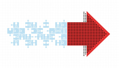 Abstract arrow direction. Business investment to success. financial data graph strategy. Technology background. High speed.