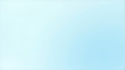 A calming light blue gradient background with a soft, pastel feel creates a peaceful ambiance.