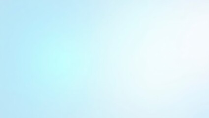 A gradient background with a soft, light blue hue creates a calm and fresh visual experience.