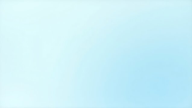 A calming light blue gradient background with a soft, pastel feel creates a peaceful ambiance.
