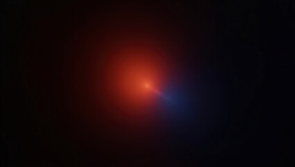 Fototapeta premium Abstract gradient of fiery reds and cool blues against a dark backdrop creates a striking visual.