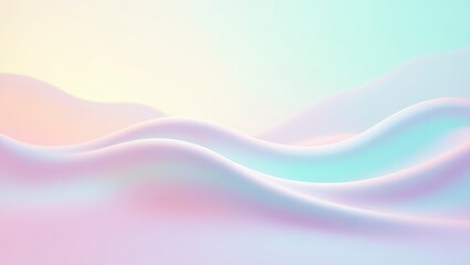 Soft pastel waves create a calming abstract background, perfect for gentle and dreamy designs.