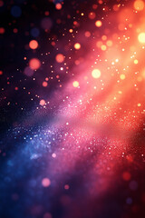 abstract background with light rays and luminous particles