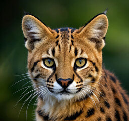 Fototapeta premium Close up of the Serval Cat