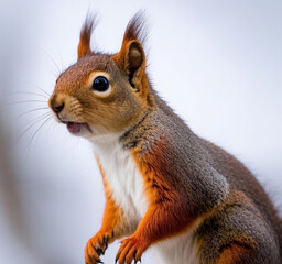Obraz premium Squirrel close-up