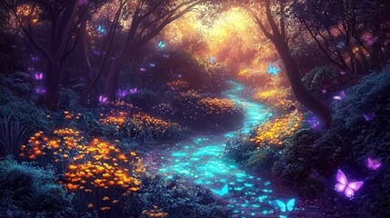 Whimsical Adventures in a Dark Enchanted Forest.