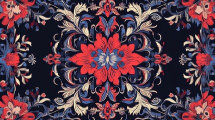 Textile digital design motif pattern decor hand made artwork frame gift card wallpaper