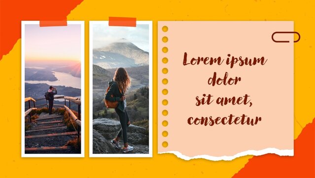 Holiday Travels Clean Slideshow Template
