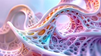 Purple blue shiny background, fractal style glossy neon colors wallpaper