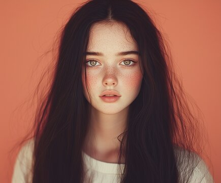 portrait of beautiful girl