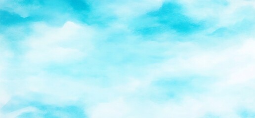 Obraz premium Sky Watercolor Cloudscape