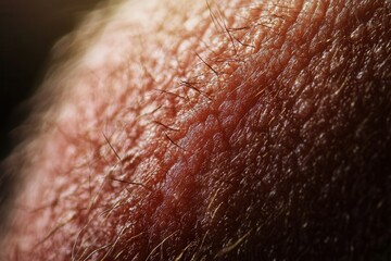 Fototapeta premium Close-up of irritated skin