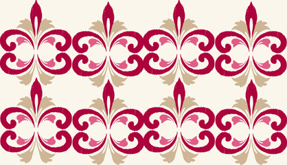 geometric ethnic vintage texture vector art design. textile fashion pattern line ikat seamless pattern and batik fabric texture asian background wallpaper geometry indian. Ethnic abstract ikat art .