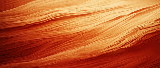 Warm Shades of Orange Flow Gracefully in Textured Patterns Resembling a Natural Landscape at Sunset