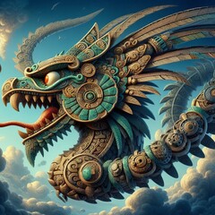 Quetzalcoatl Aztec god God of wind sky and intellect