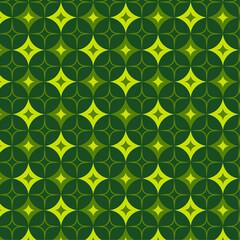 Spring 17 March,Saint Patricks day Vector Pattern Rhombus Background
