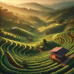 Horticultural Landscape Intensively cultivated area