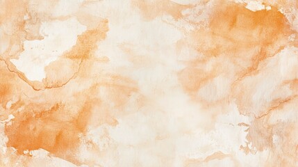 Vintage watercolor background, light orange and white color palette, very soft
