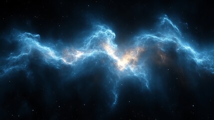 Fototapeta premium Celestial Nebula Swirling Cosmic Energy