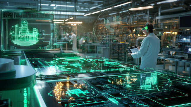 Digital Factory Floor in the Metaverse with Automation and Optimization - Powered by Adobe