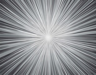 Obraz premium abstract sunburst pattern psychedelic vintage background design bright grey flat comic background illustration