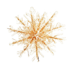 Unique snowflake design capturing intricate details for winter decoration and seasonal events, cut out