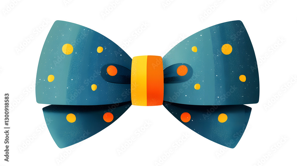 Aufkleber charming 3d blue bow with a festive touch tied in a classic looping style symbolizing and elegance t